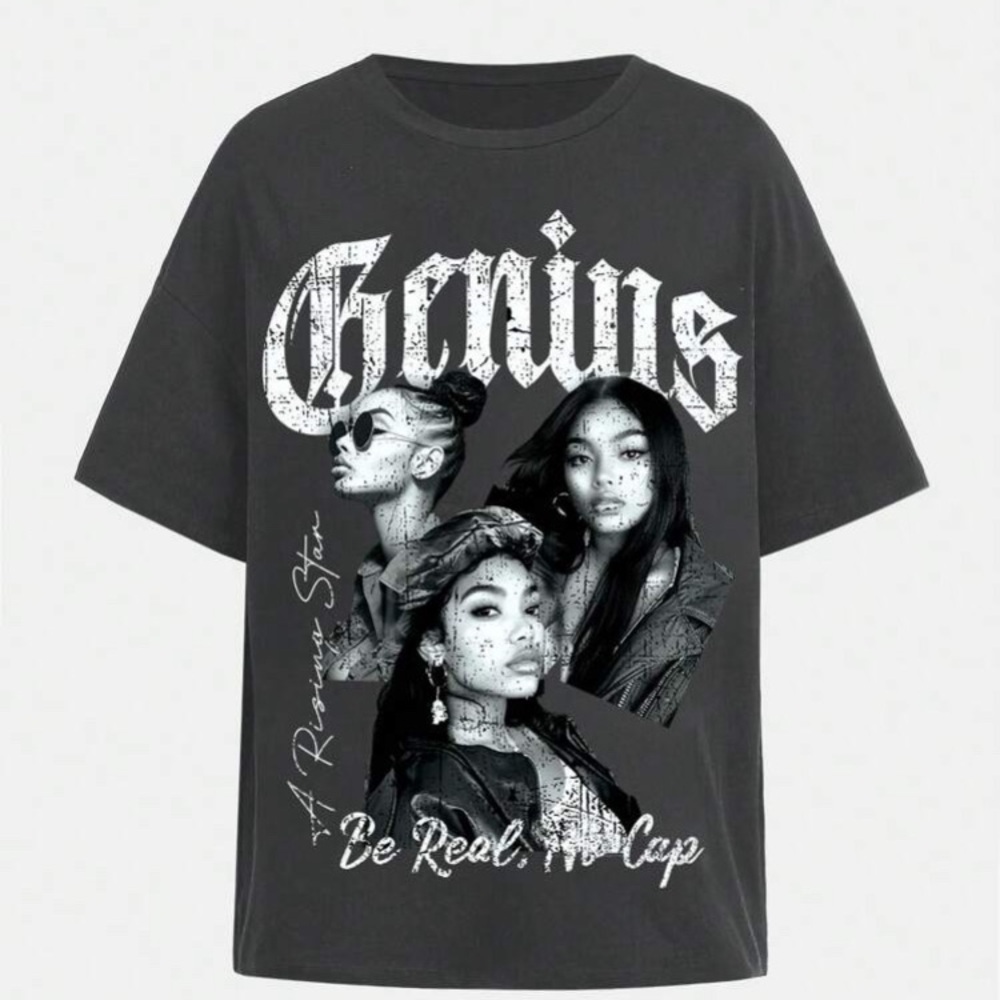 SHEIN Black Graphic Tee